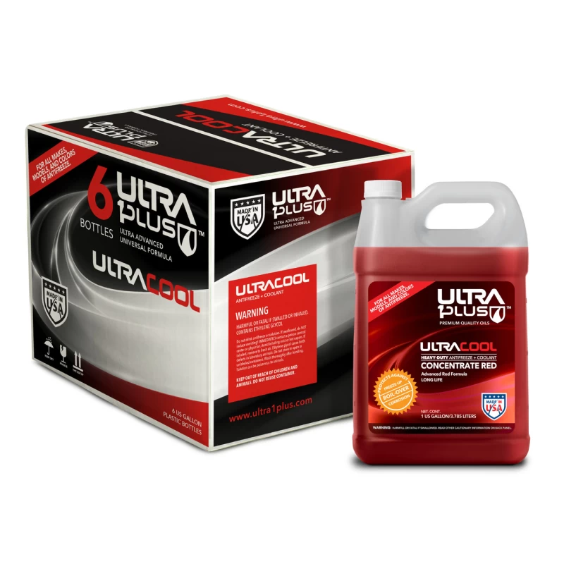 UltraCool Universal Antifreeze + Coolant HEAVY-DUTY CONCENTRATE Red