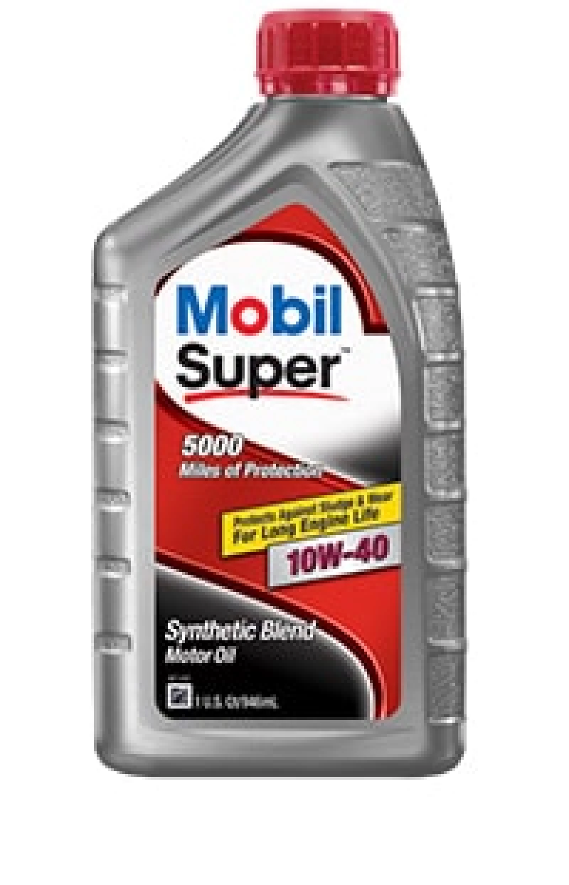 MOBIL SUPER 5,000 10W40 SYN BLEND