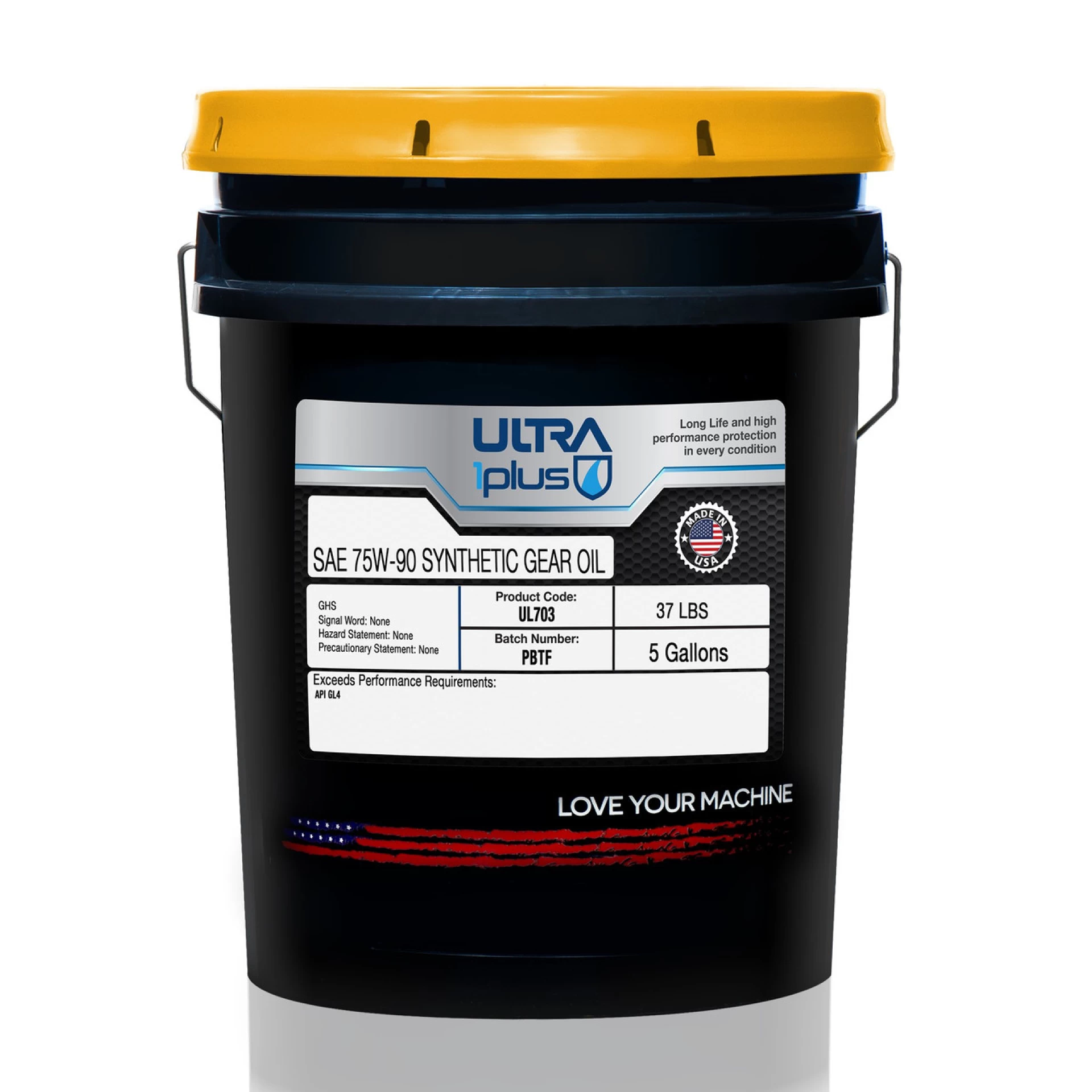 U1P-Gear SAE 75W-90 Synthetic Gear Oil, API GL-4