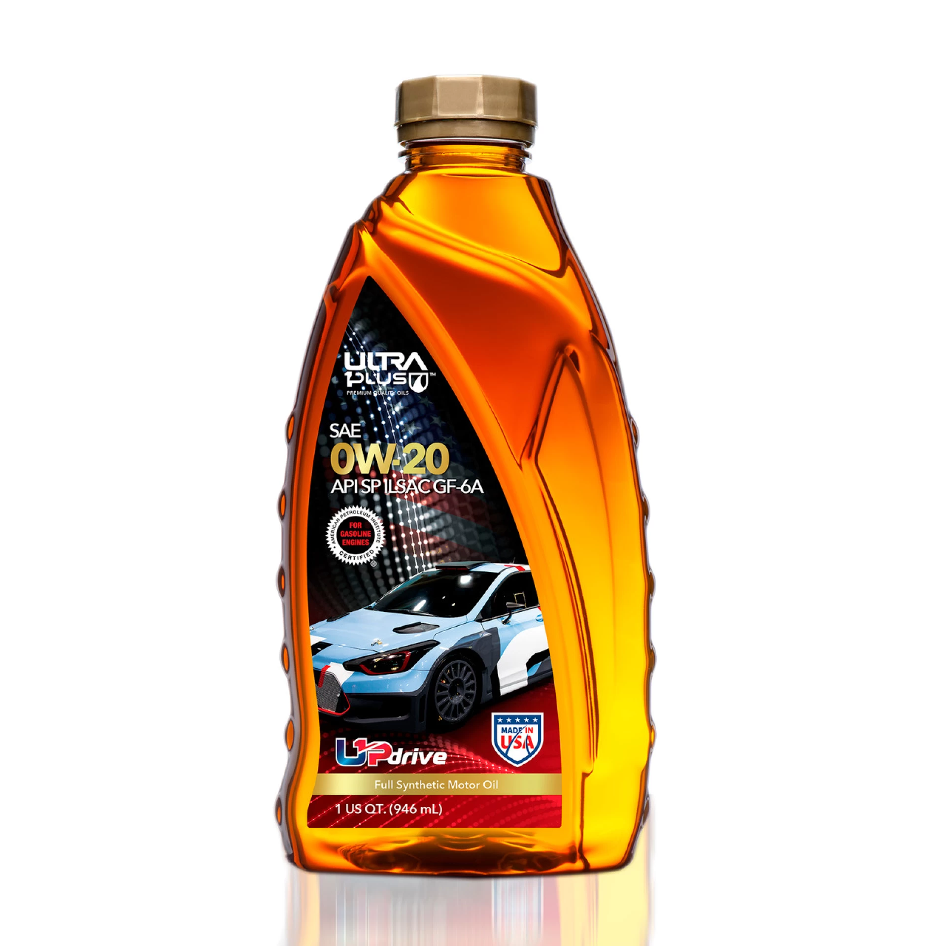 U1P-Drive SAE 0W-20 Full Synthetic Motor Oil, API SP, ILSAC GF-6A