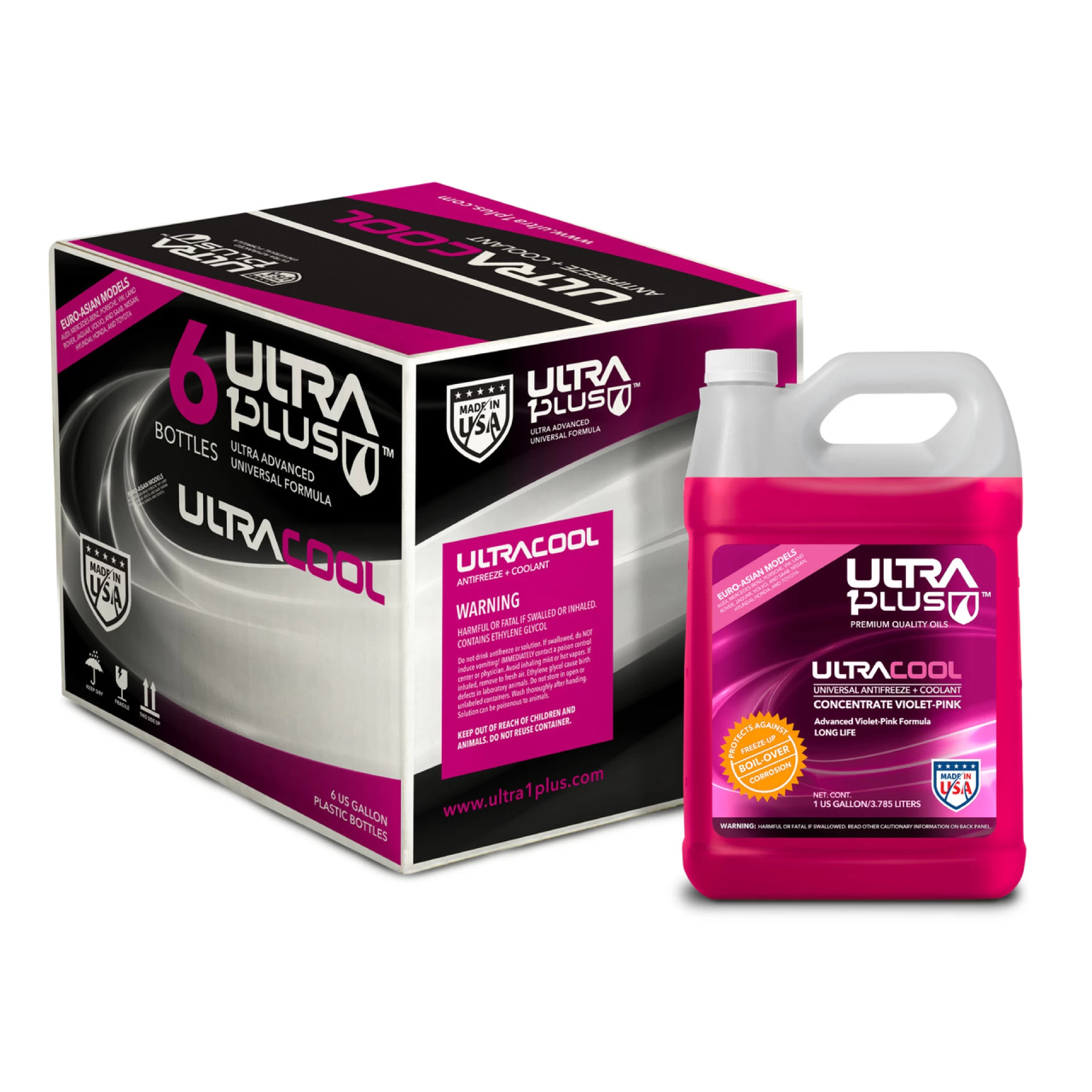 UltraCool Universal Antifreeze + Coolant CONCENTRATE Pink-Violet