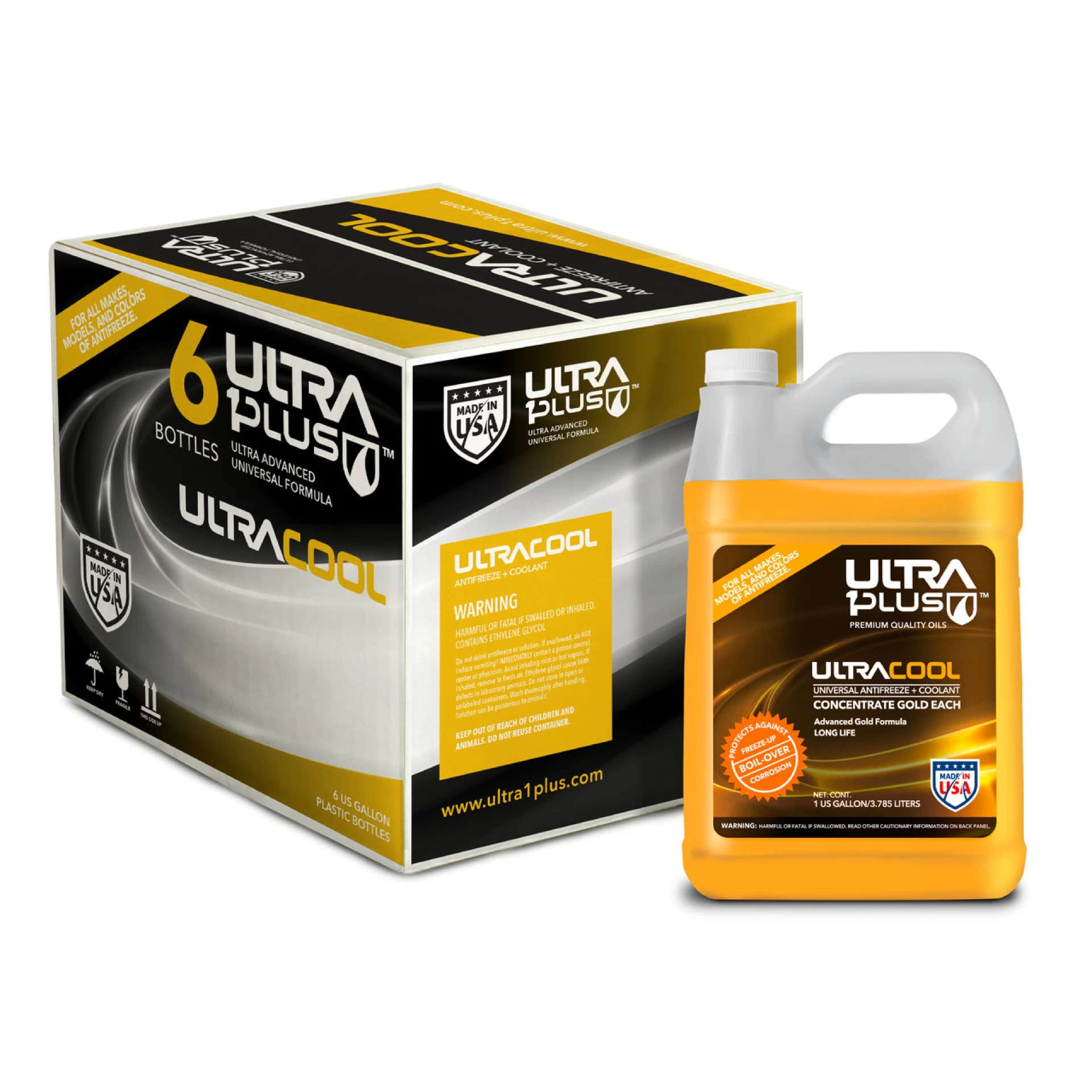 Anticongelante + Refrigerante Universal UltraCool CONCENTRADO – DORADO (Amarillo)